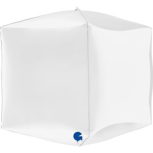 15" 38cm Foil CUBEZ White- each Grabo #74318