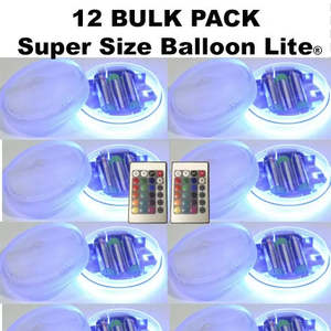 Lights: Super Size Balloon LITES Kit #SSBL- Pack 12