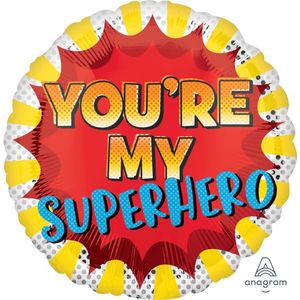 18" Foil You're My SUPER HERO #39455