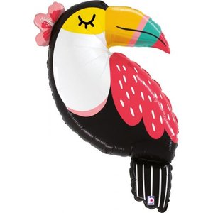 Tropical: 40"/101cm Foil Shape Summer TOUCAN #25189