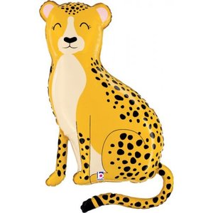 Tropical: 40" Shape Foil Jungle CHEETAH #G25206 - Each (Pkgd.)