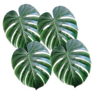 Tropical: 13" Tropical Palm Leaves 4 pack #54556