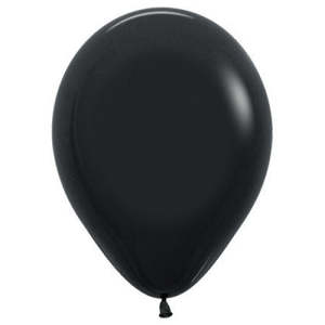 5"/12cm Latex Fashion BLACK Bag of 100 #FS503140