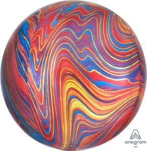 Marble Orbz: ORBZ Colourful Marblez 16"/40cm Balloons #A41397 - Each