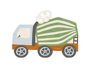 PD Napkins Construction 16x13cm 20pk SPK31