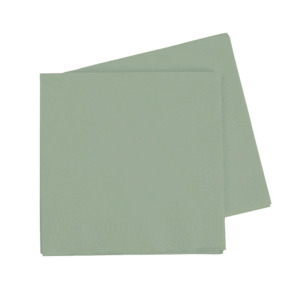 Napkins Plain Printed: LUNCH Napkin EUCALYPTUS 40Pk #FS6072EUP