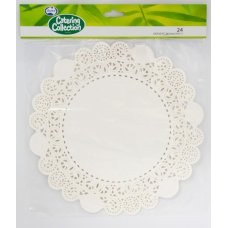Paper DOYLEY/Doilies WHITE 10.5" P24 #AP372514