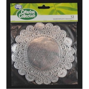 Paper DOYLEY/Doilies SILVER 6.5"/166mm P12 #AP372542