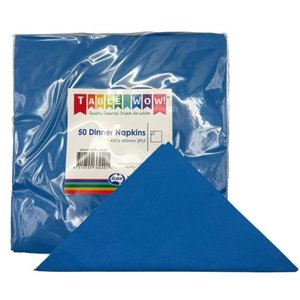 New: Napkins LUNCH Royal Blue 50pk 2Ply #AP380240