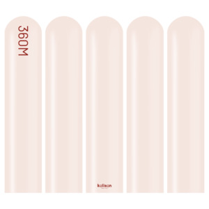 360 Kalisan Standard PINK BLUSH Plain Modelling Latex #10323482 - Pack of 50
