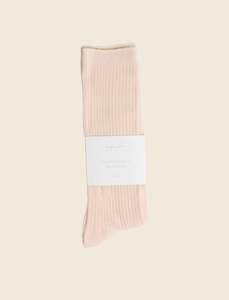 Organic Cotton Ribbed Socks: Organic Cotton Rib Socks