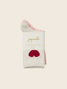 Gifts Under 50: Heart Sock - 2 pack Multi