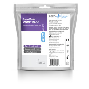 Family First Aid: Vomit Bag - 4 pack