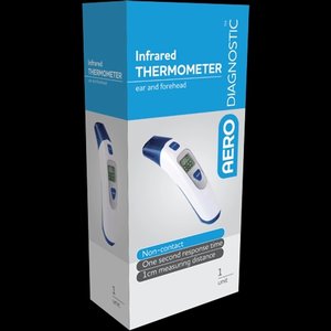 Family First Aid: AERODIAGNOSTIC Slimline Infrared Forehead Thermometer