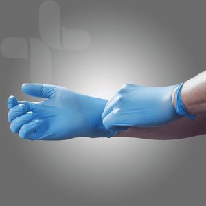 Family Refill: AEROGLOVE Large Nitrile Powder- Free Gloves x 1 pair