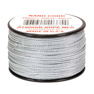 Atwood Nano Cord - GREY - 0.75mm 300ft - USA Made