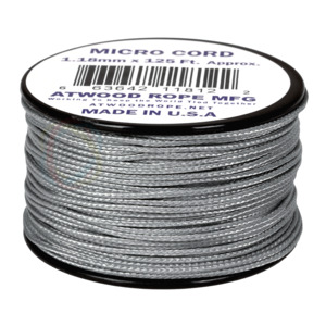 Atwood Micro Cord - Grey - 1.18mm - USA Made
