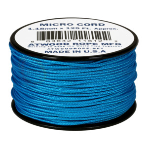Atwood Micro Cord - Blue - 1.18mm - USA Made