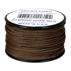 Atwood Micro Cord - Brown - 1.18mm - USA Made