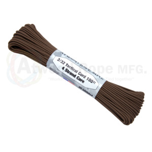 Atwood Paracord 275 - Brown - 2.4mm - USA Made