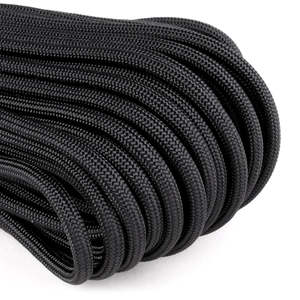 Atwood Rope USA Paracord 1100lb 6.53mm Black - 15m