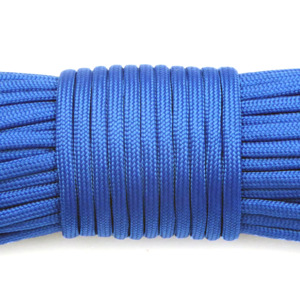 Crafting Paracord Cord: Paracord Rope 30m /100ft Blue 4mm