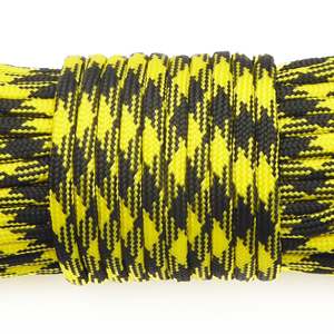 Crafting Paracord Cord: Craft Paracord Rope 30m Yellow & Black