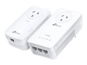 Products: TP-Link TL-WPA8631P KIT V3 Wi-Fi Kit, powerline adapter kit, Wi-Fi 5, wall-pluggable - NZ - pp.co.nz