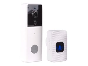 Products: Laser, smart doorbell and chime, Full HD, Wi-Fi, white - NZ - pp.co.nz