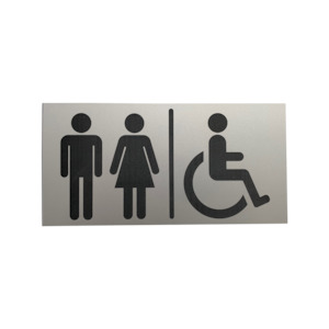 Signs: Unisex Ambulant Toilet Sign