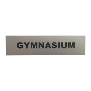Signs: Gymnasium Sign