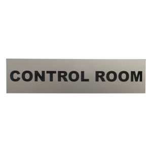 Control Room Sign