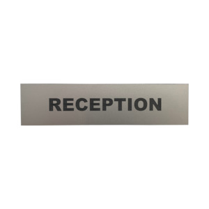 Signs: Reception Sign