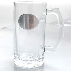 Tankards: 500ml Glass Stein - Add Personalisation - Great Gift Idea