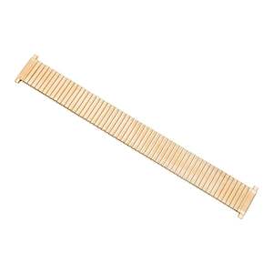 Watch Bands: Gold Plated Telescopic Ends Watchband