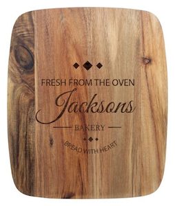 Acacia Wood Chopping Board - Add Personalisation