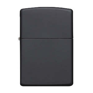 Lighters: Matte Black Zippo Lighter - Classic Windproof Lighter by Zippo