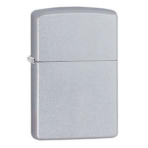 Lighters: Satin Chrome Zippo Lighter - Add Engraving