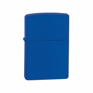 Lighters: Matte Royal Blue Zippo Windproof Lighter - Add Engraving