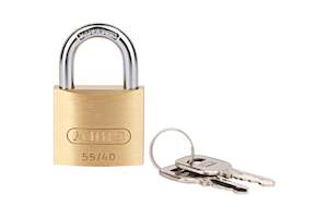 40mm Brass ABUS Padlock 55 Series
