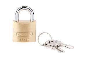 30mm Brass ABUS Padlock 55 Series