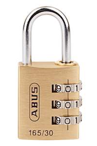 30mm Brass Combination ABUS Padlock