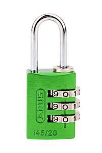 20mm Aluminium Combination Green ABUS Padlock