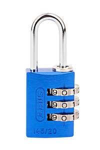 Padlocks: 20mm Aluminium Combination Blue ABUS Padlock