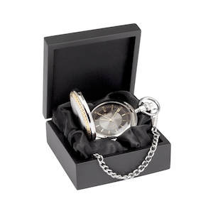 Pocket Watches: Two Tone Pocket Watch - Classic and Stylish Personalised Gift Idea