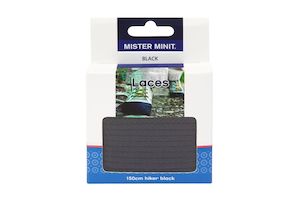 Shoe Laces: 150cm Hiker Black Laces