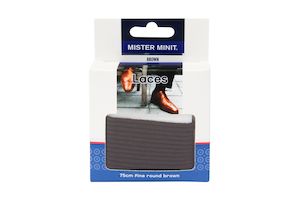 75cm Fine Round Brown Laces