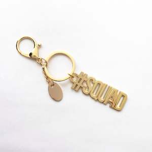 Keyring Clearance: #Squad Gold Keyring
