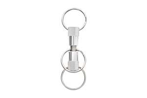 Keyring Utility: Quick Release 3 Way Pull Apart Key Ring Accessory