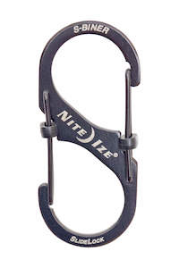 S-Biner Slidelock #3 Nite Ize Black Stainless Steel